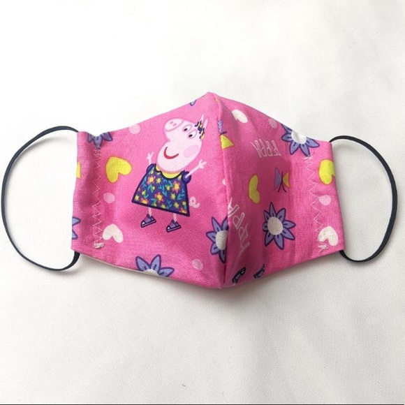 Other - 2/$25! NEW homemade face mask Peppa Pig